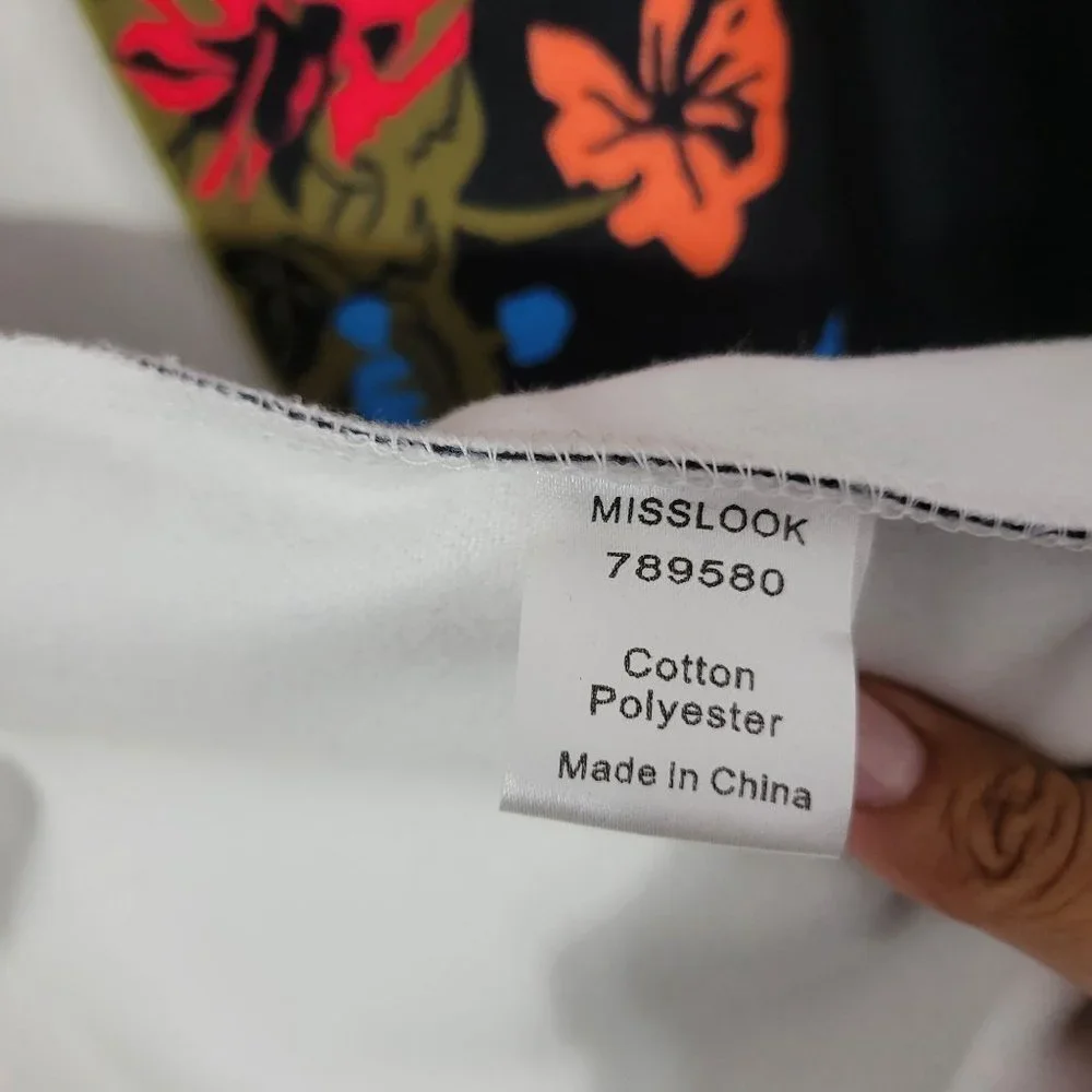 Misslook Women's Cardigan Size Small Long Sleeve Color Black